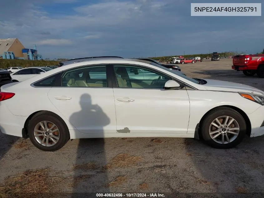 5NPE24AF4GH325791 2016 Hyundai Sonata Se