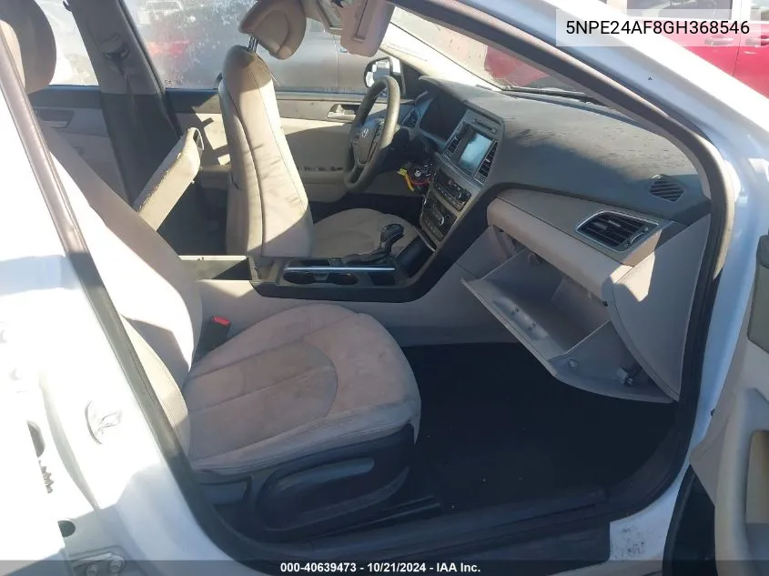 5NPE24AF8GH368546 2016 Hyundai Sonata Se