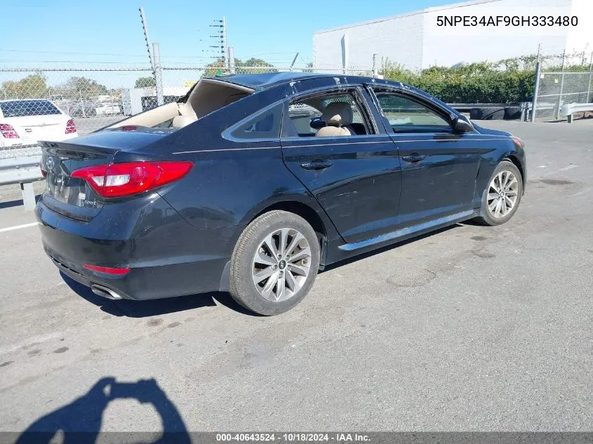 5NPE34AF9GH333480 2016 Hyundai Sonata Sport