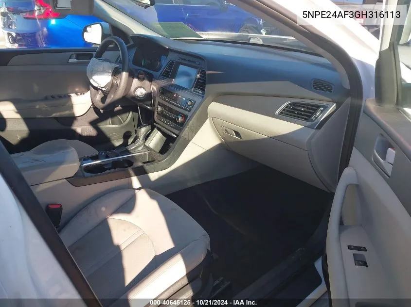 5NPE24AF3GH316113 2016 Hyundai Sonata Se