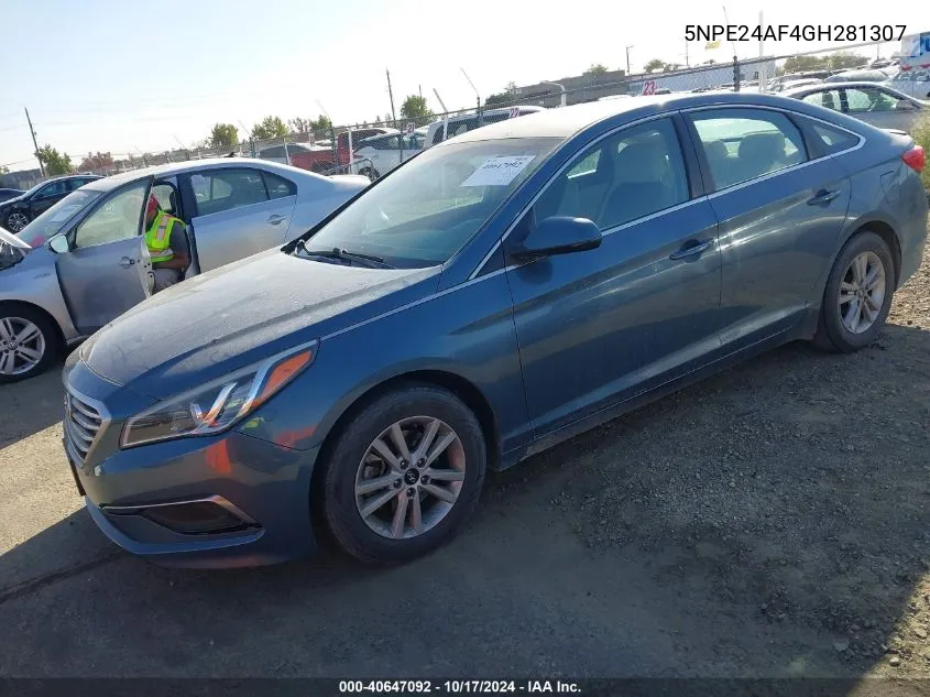 5NPE24AF4GH281307 2016 Hyundai Sonata Se