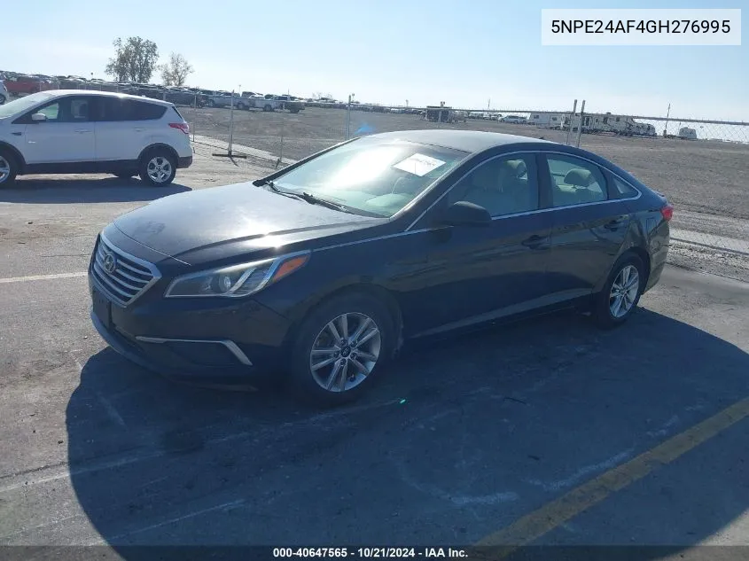 5NPE24AF4GH276995 2016 Hyundai Sonata Se