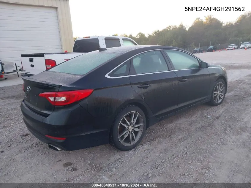 2016 Hyundai Sonata Se VIN: 5NPE24AF4GH291562 Lot: 40648537