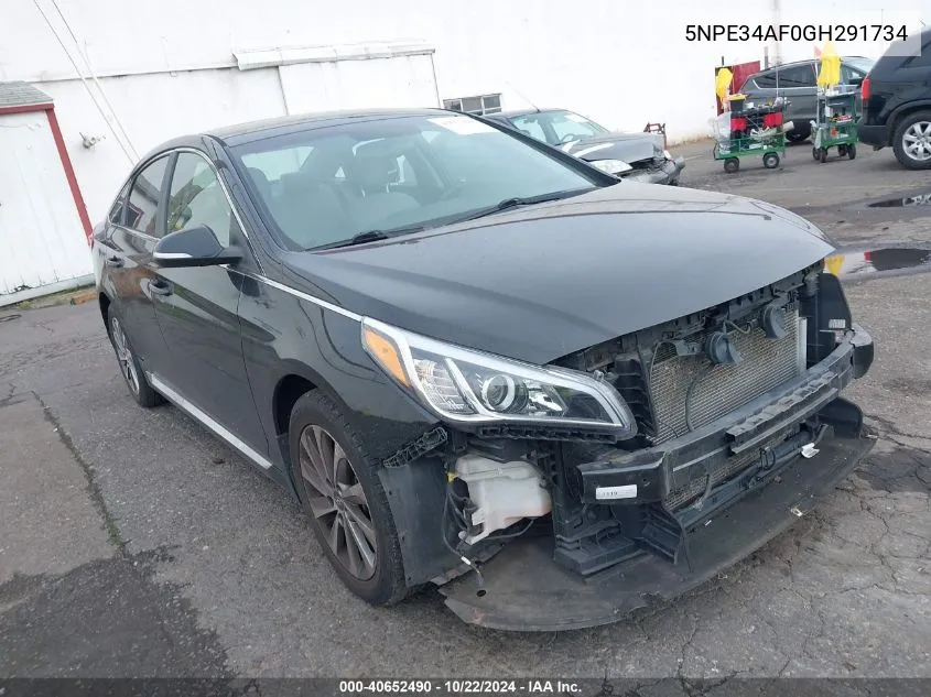 5NPE34AF0GH291734 2016 Hyundai Sonata Sport