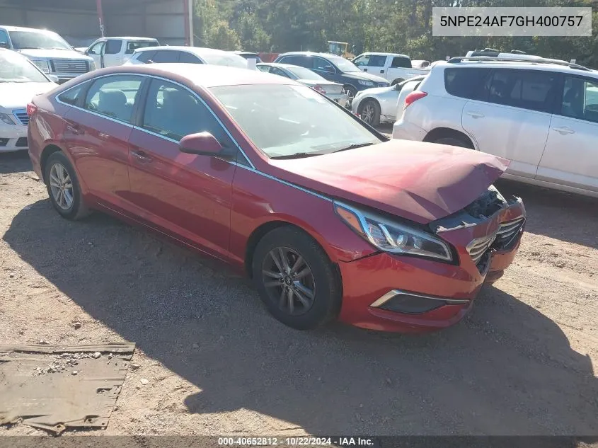 5NPE24AF7GH400757 2016 Hyundai Sonata