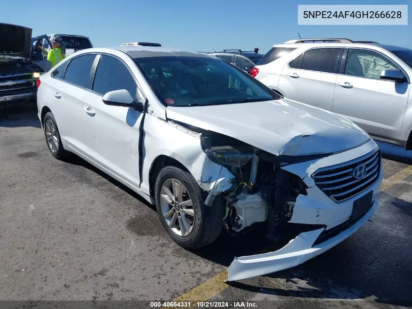 5NPE24AF4GH266628 2016 Hyundai Sonata Se