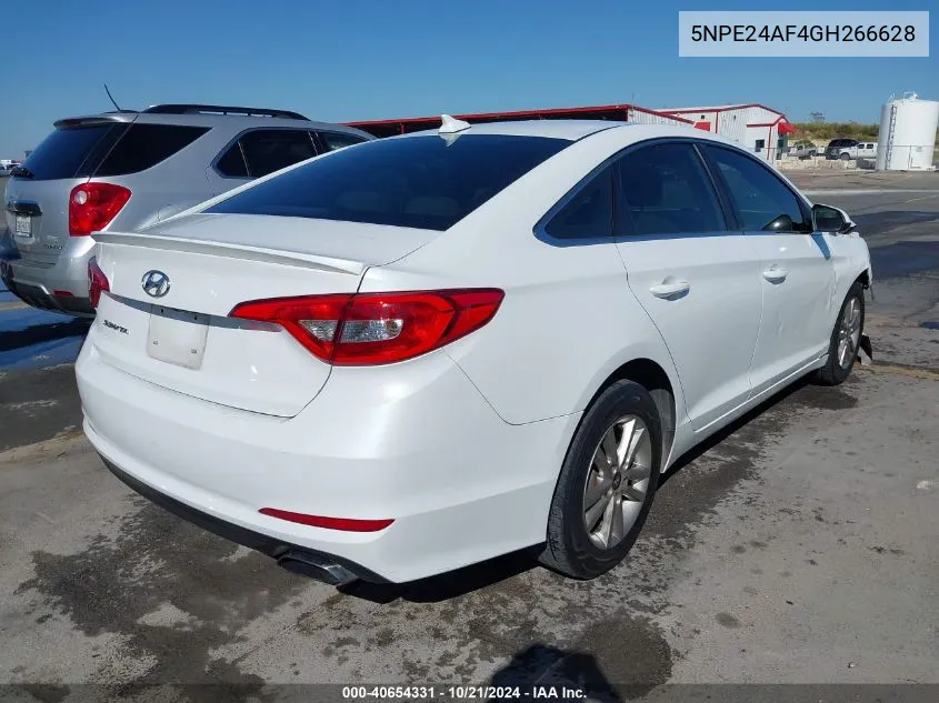 5NPE24AF4GH266628 2016 Hyundai Sonata Se