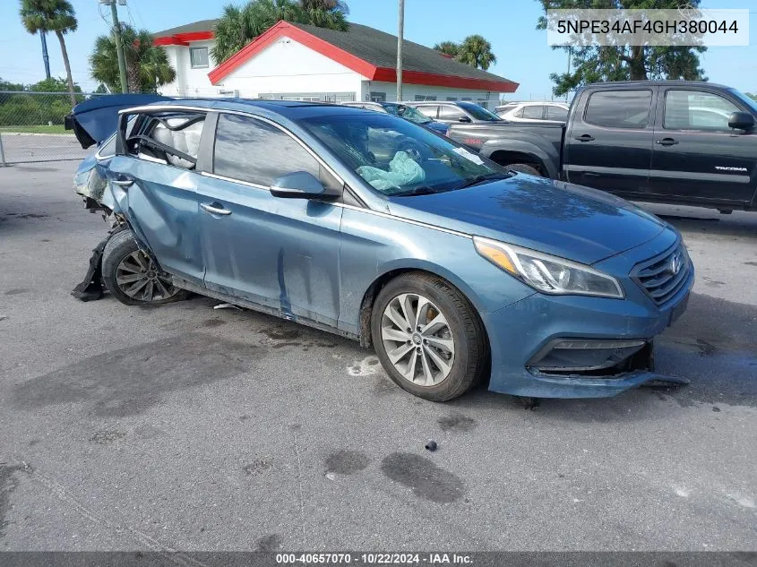 5NPE34AF4GH380044 2016 Hyundai Sonata Sport