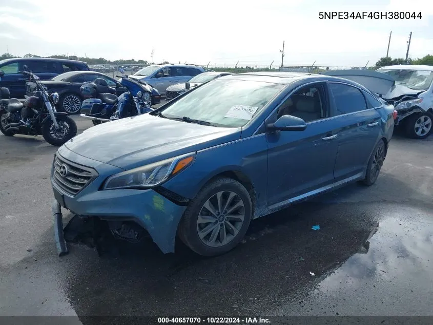 5NPE34AF4GH380044 2016 Hyundai Sonata Sport