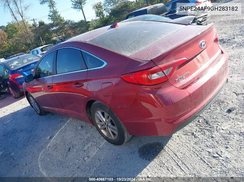 5NPE24AF9GH283182 2016 Hyundai Sonata Se