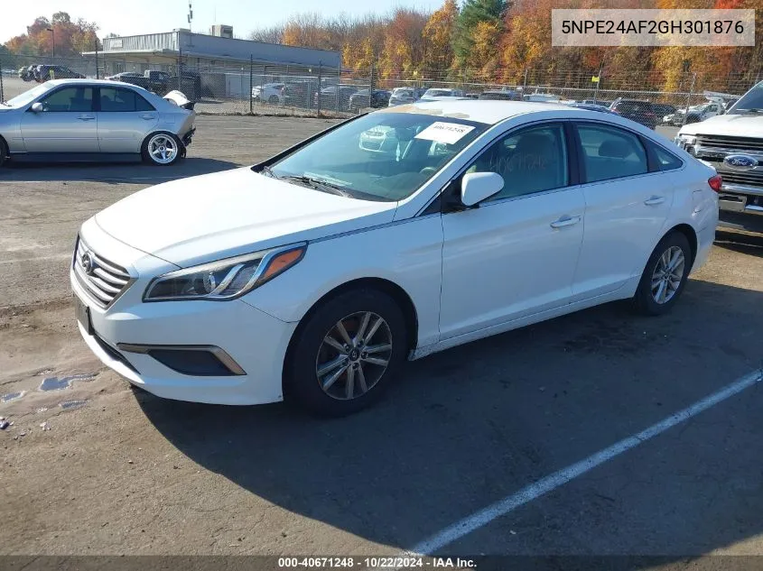 5NPE24AF2GH301876 2016 Hyundai Sonata Se