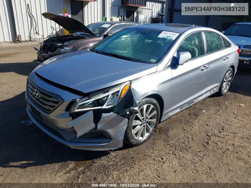 5NPE34AF9GH383120 2016 Hyundai Sonata Sport