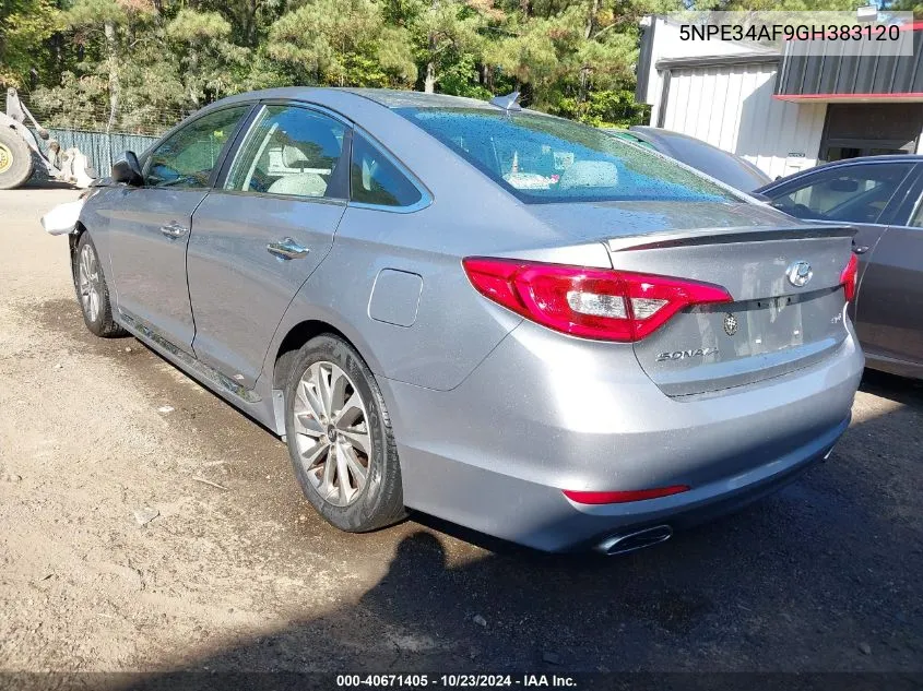 5NPE34AF9GH383120 2016 Hyundai Sonata Sport