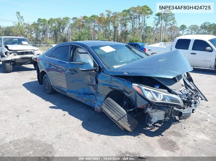 2016 Hyundai Sonata Sport/Limited VIN: 5NPE34AF8GH424725 Lot: 40678861