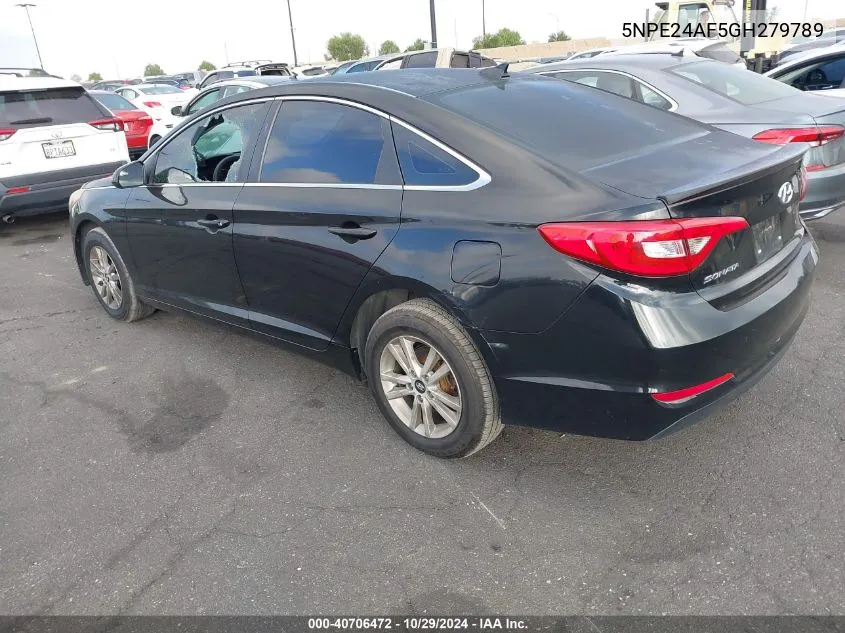 5NPE24AF5GH279789 2016 Hyundai Sonata Se