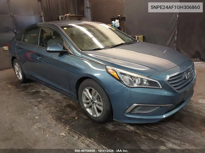 2016 Hyundai Sonata Se VIN: 5NPE24AF1GH306860 Lot: 40706508