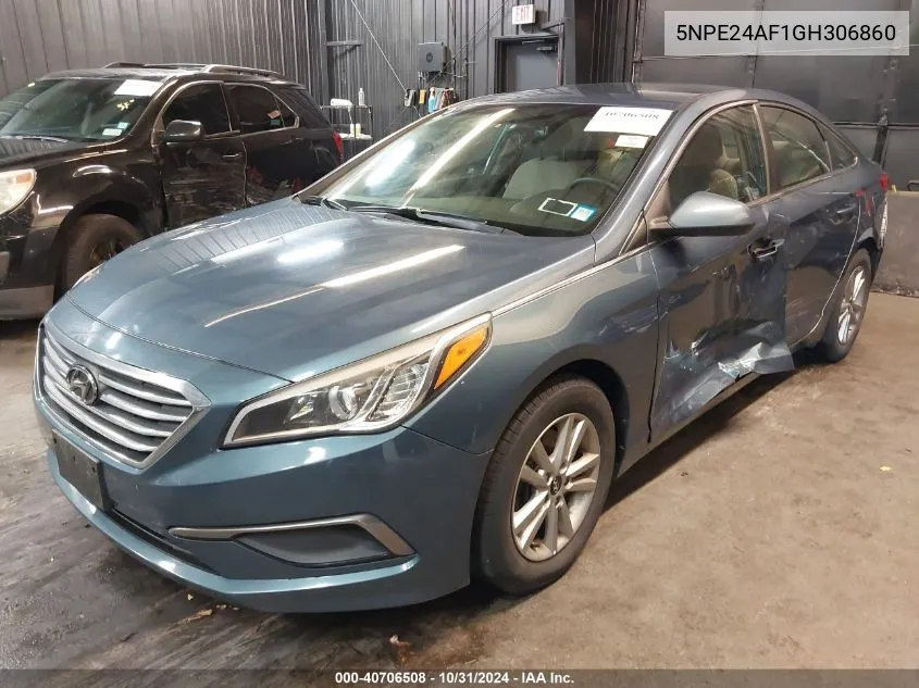 2016 Hyundai Sonata Se VIN: 5NPE24AF1GH306860 Lot: 40706508