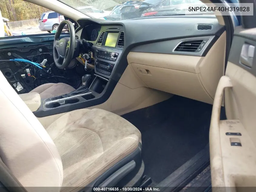 5NPE24AF4GH319828 2016 Hyundai Sonata Se