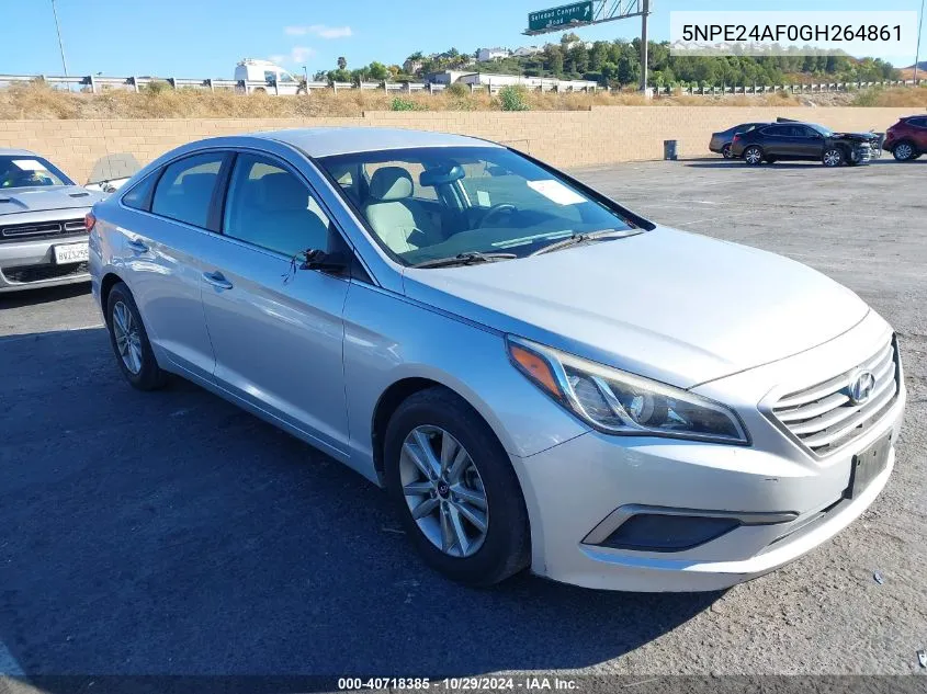 2016 Hyundai Sonata Se VIN: 5NPE24AF0GH264861 Lot: 40718385