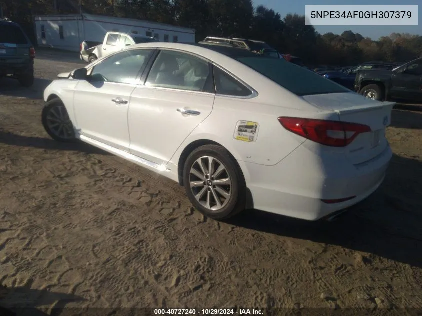 5NPE34AF0GH307379 2016 Hyundai Sonata Limited