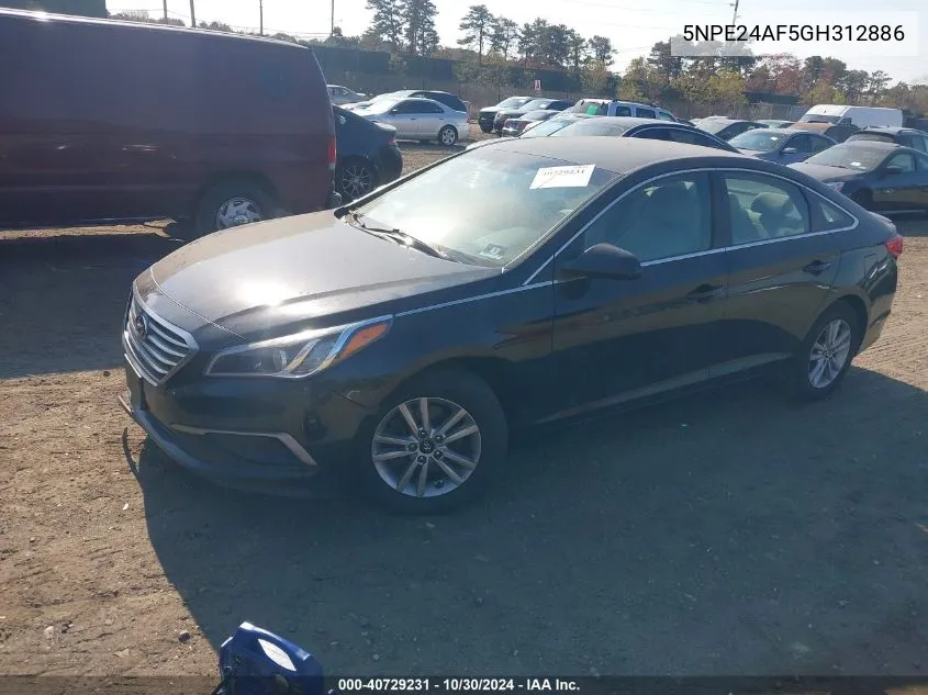 5NPE24AF5GH312886 2016 Hyundai Sonata Se