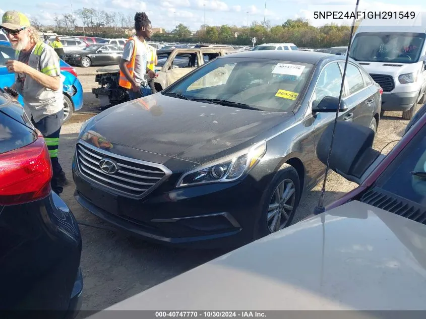 5NPE24AF1GH291549 2016 Hyundai Sonata Se