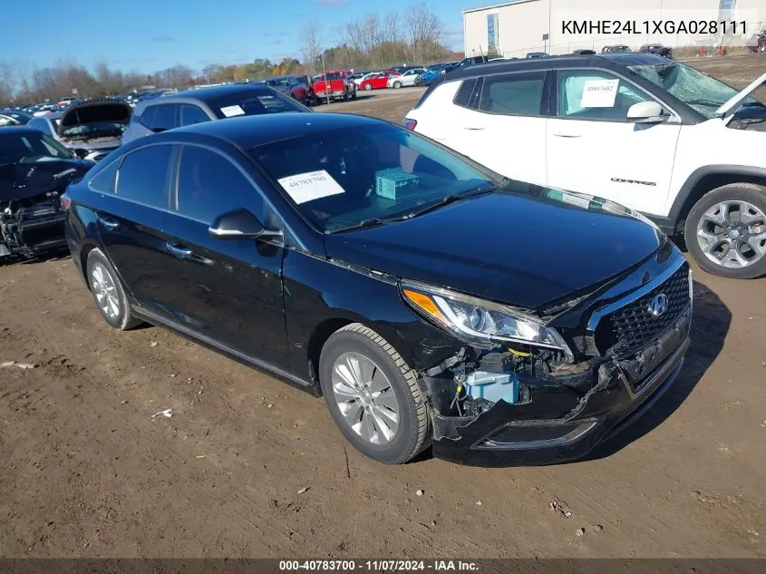 2016 Hyundai Sonata Hybrid Se VIN: KMHE24L1XGA028111 Lot: 40783700