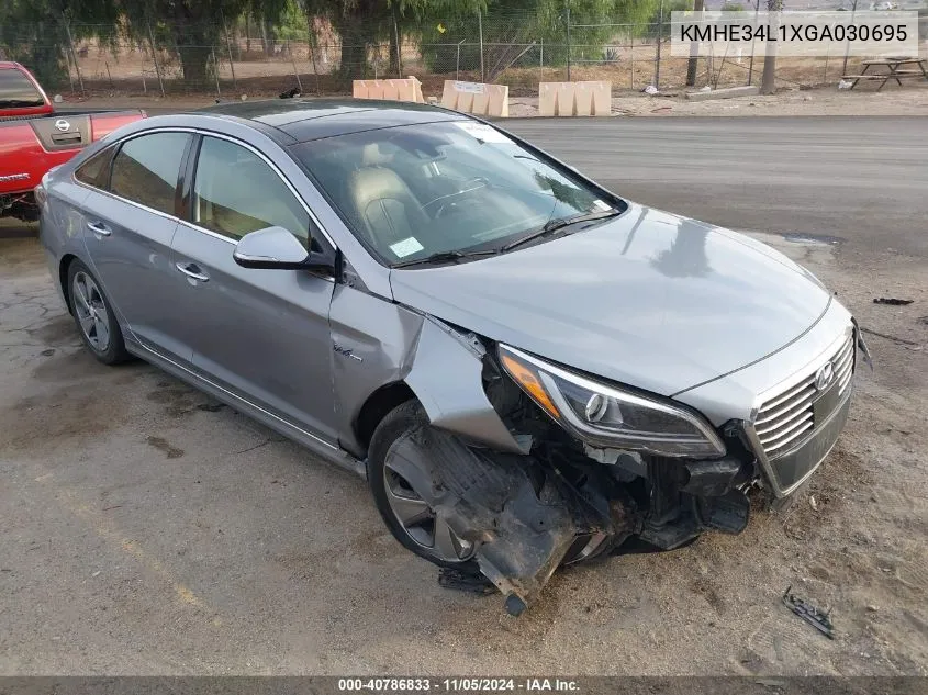 2016 Hyundai Sonata Hybrid Limited VIN: KMHE34L1XGA030695 Lot: 40786833