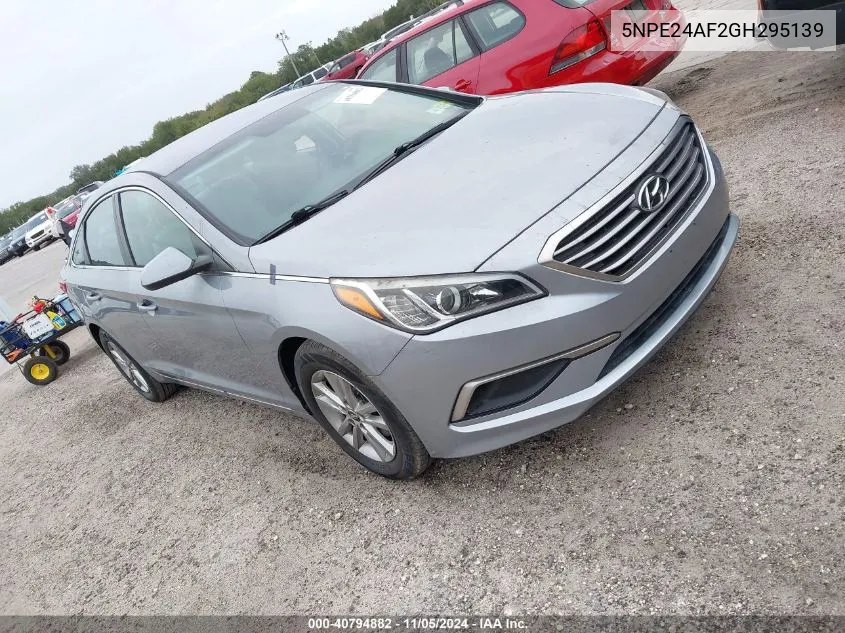 5NPE24AF2GH295139 2016 Hyundai Sonata Se