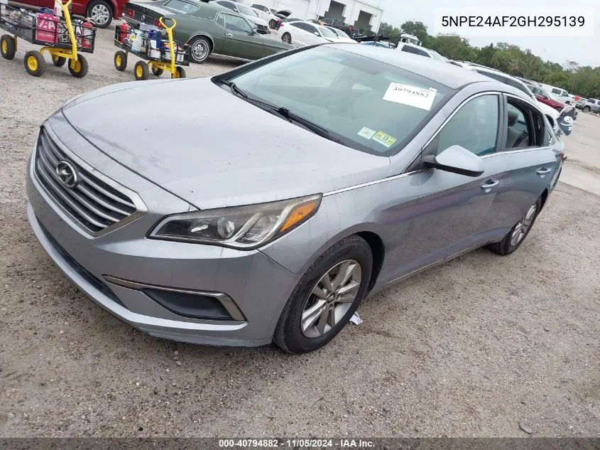 5NPE24AF2GH295139 2016 Hyundai Sonata Se