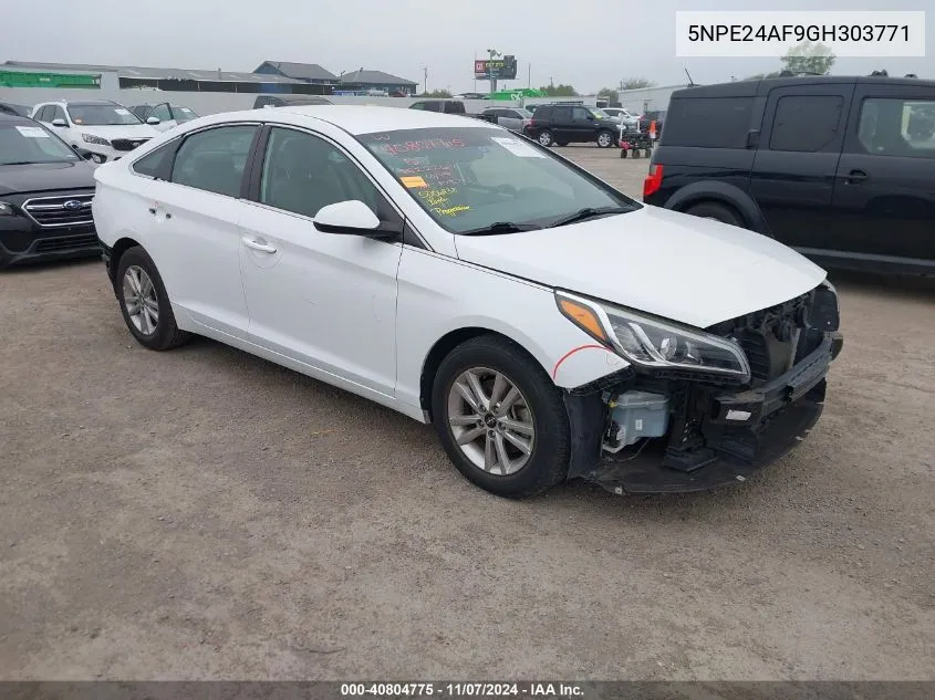 5NPE24AF9GH303771 2016 Hyundai Sonata Se