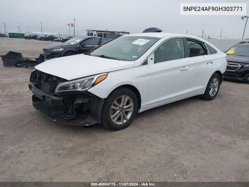 5NPE24AF9GH303771 2016 Hyundai Sonata Se