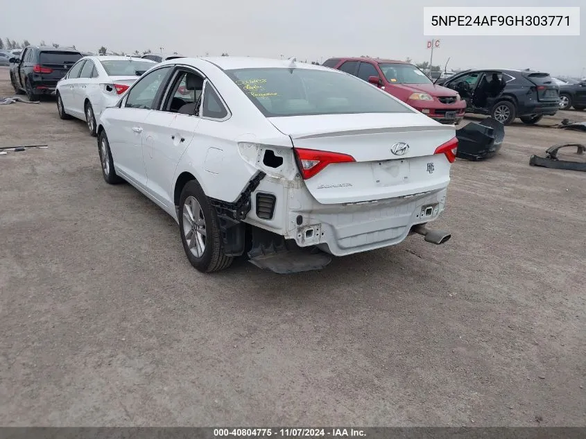 5NPE24AF9GH303771 2016 Hyundai Sonata Se