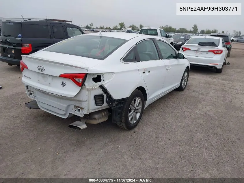 5NPE24AF9GH303771 2016 Hyundai Sonata Se