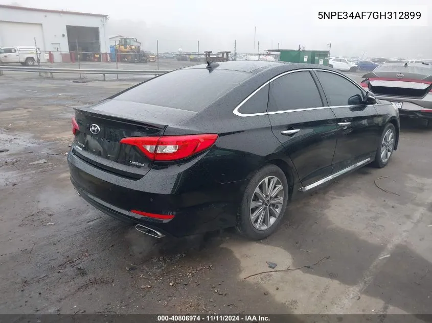 5NPE34AF7GH312899 2016 Hyundai Sonata 2.4L Limited