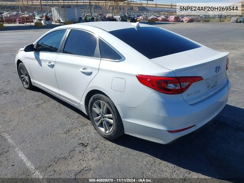 5NPE24AF2GH269544 2016 Hyundai Sonata Se