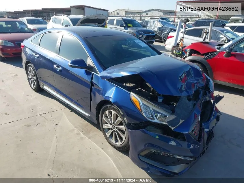 5NPE34AF0GH423682 2016 Hyundai Sonata Sport