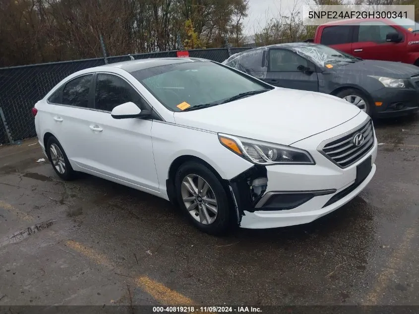 2016 Hyundai Sonata Se VIN: 5NPE24AF2GH300341 Lot: 40819218