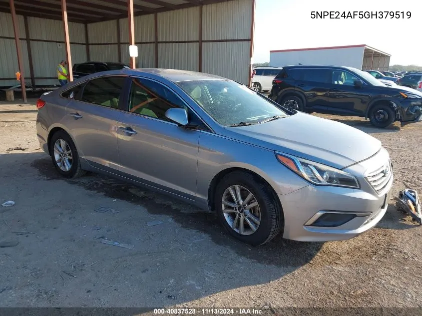 5NPE24AF5GH379519 2016 Hyundai Sonata Se