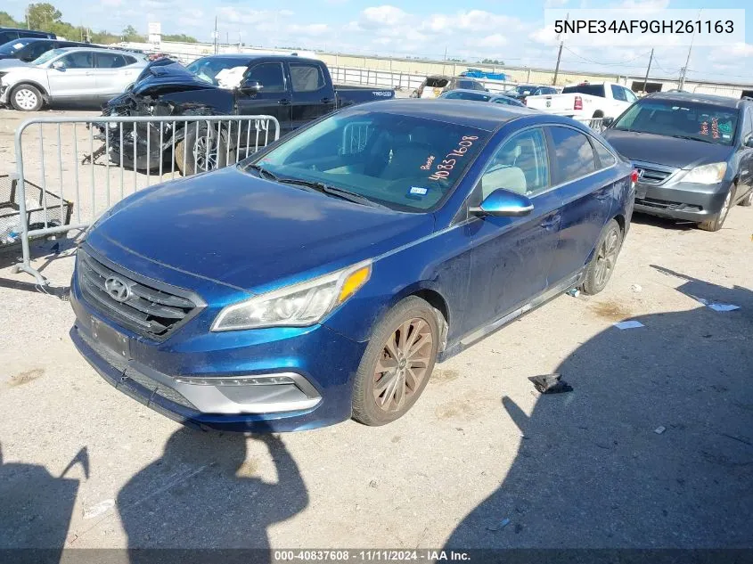 2016 Hyundai Sonata Sport VIN: 5NPE34AF9GH261163 Lot: 40837608