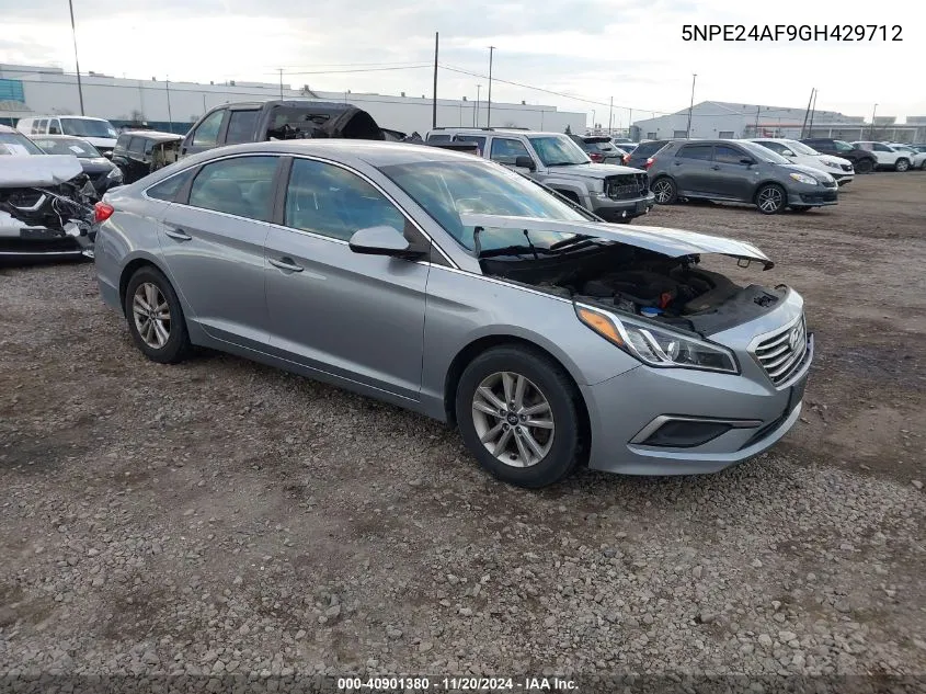 2016 Hyundai Sonata Se VIN: 5NPE24AF9GH429712 Lot: 40901380