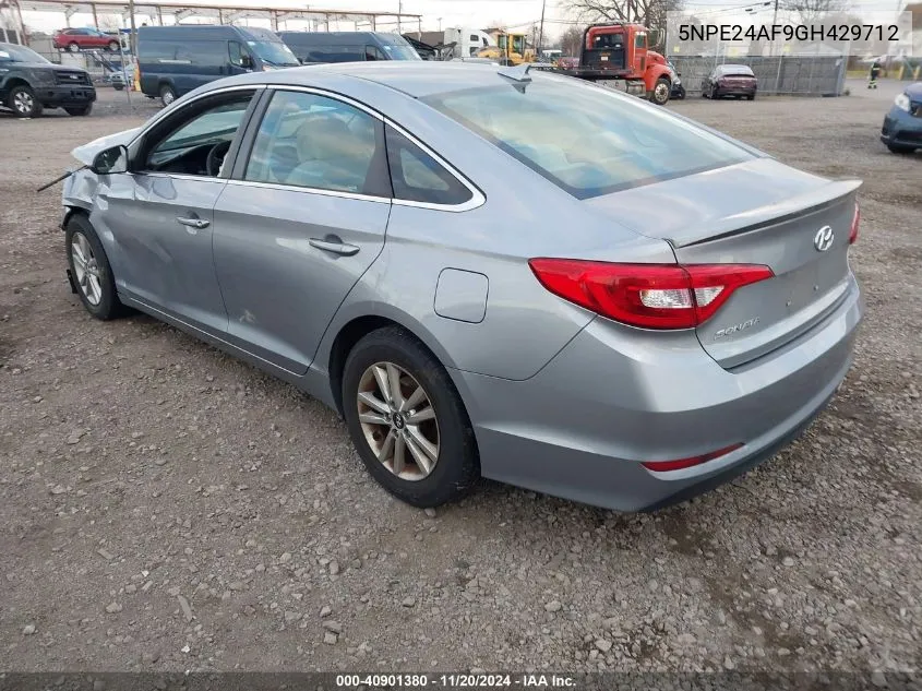 2016 Hyundai Sonata Se VIN: 5NPE24AF9GH429712 Lot: 40901380