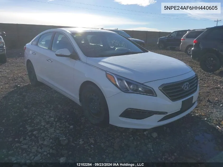 2017 Hyundai Sonata Se VIN: 5NPE24AF6HH440605 Lot: 12102254