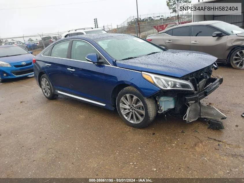 5NPE34AF8HH582404 2017 Hyundai Sonata Sport