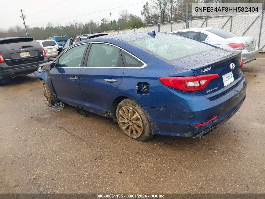 5NPE34AF8HH582404 2017 Hyundai Sonata Sport