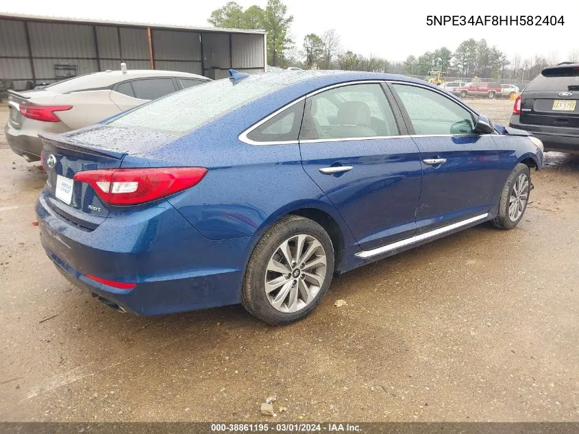 5NPE34AF8HH582404 2017 Hyundai Sonata Sport