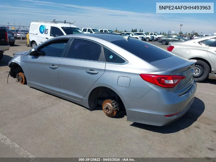 5NPE24AF0HH493963 2017 Hyundai Sonata