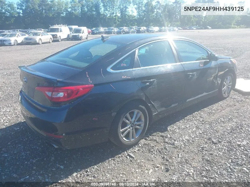 5NPE24AF9HH439125 2017 Hyundai Sonata Se