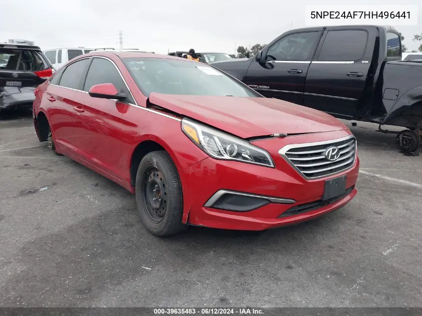 5NPE24AF7HH496441 2017 Hyundai Sonata