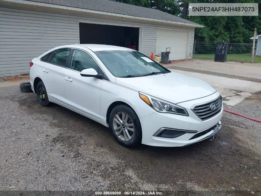 2017 Hyundai Sonata Se VIN: 5NPE24AF3HH487073 Lot: 39659098